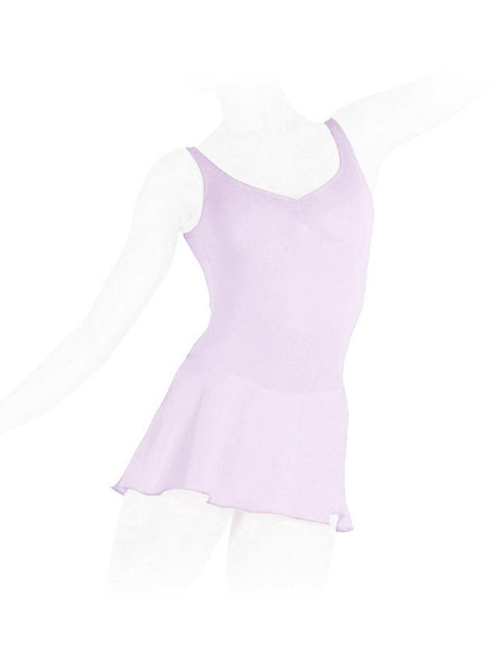 THIN STRAPS TUNIC FOR GIRLS - PALE PINK