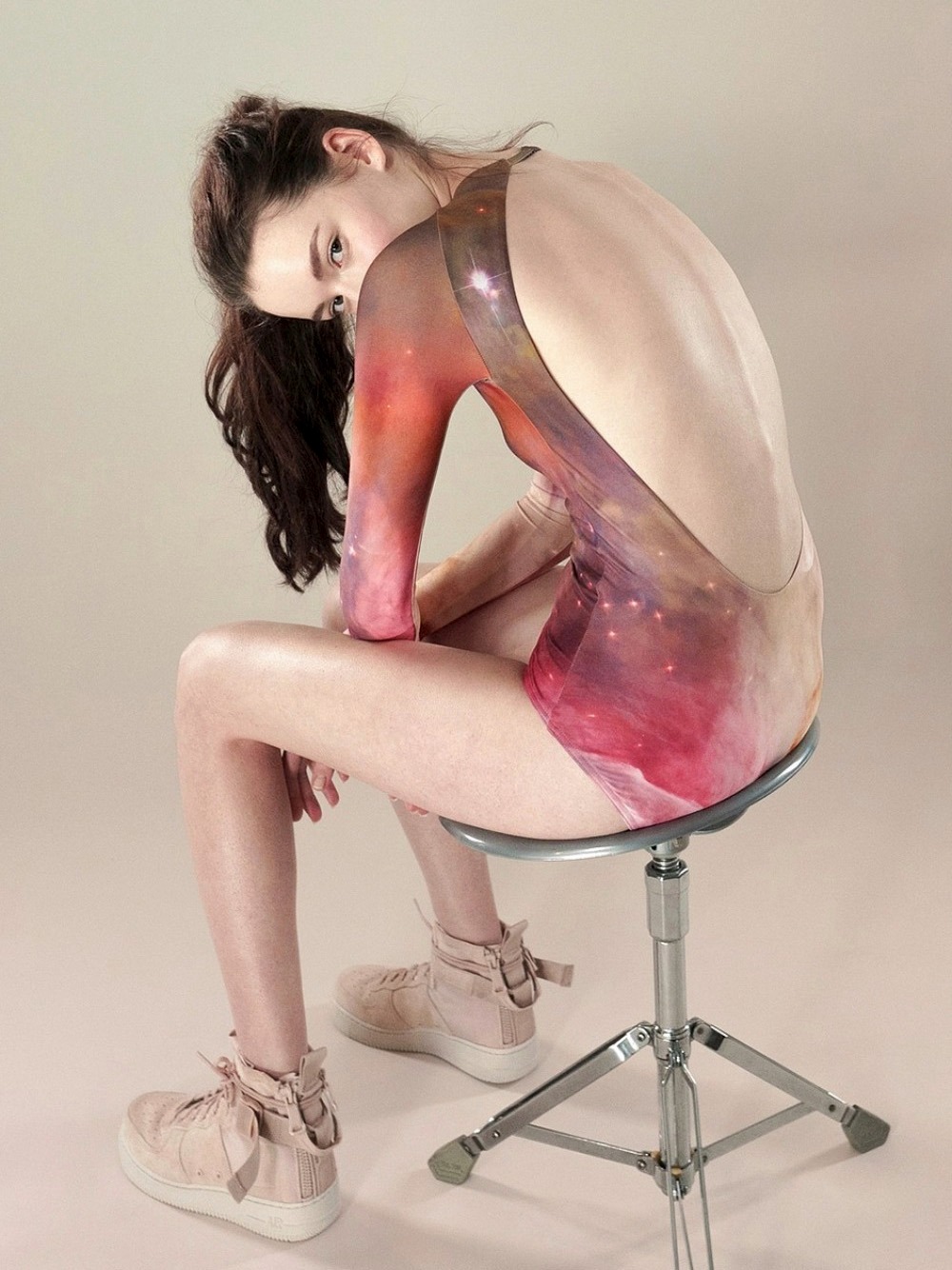 GALAXY – LEOTARD WITH SLEEVES - DAY